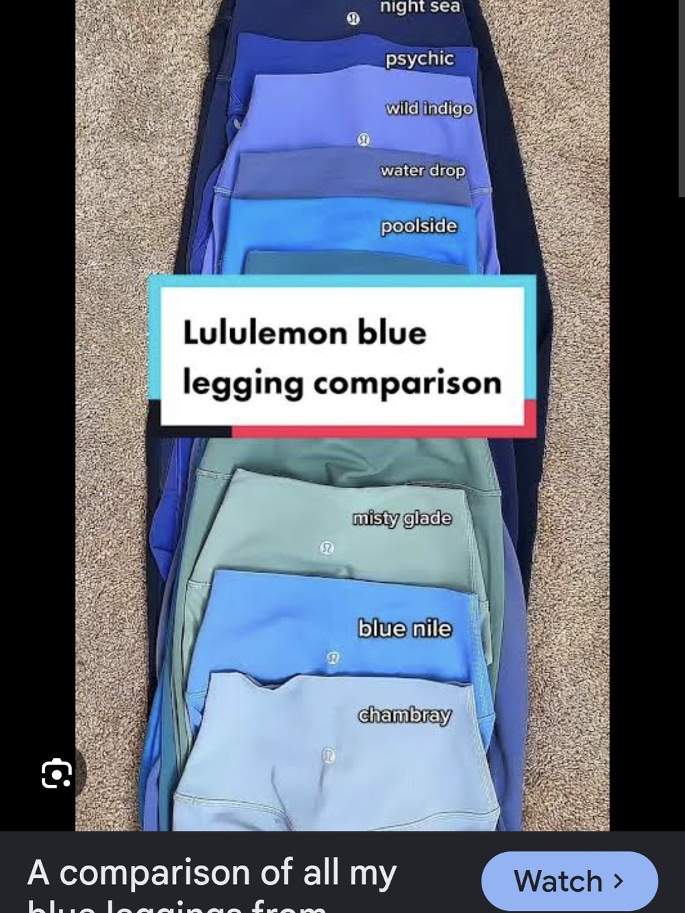 Lululemon Align 25" In Wild Indigo - Picture 6 of 6